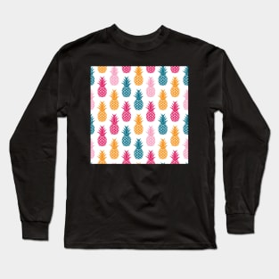 Colorful Pineapples Long Sleeve T-Shirt